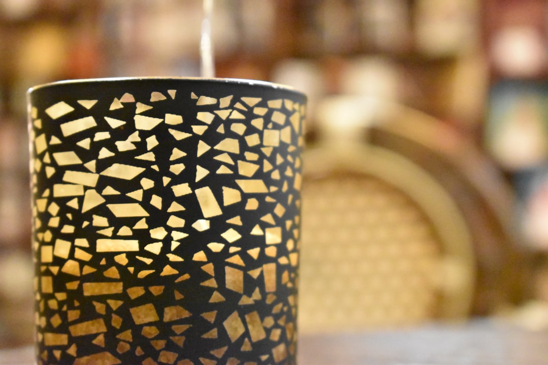 Photo Terrazzo base architectural LED table lamps
