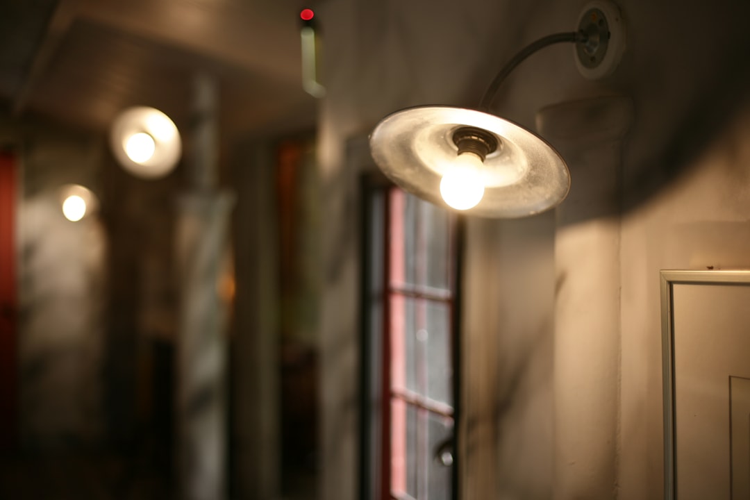 Photo French bistro wall light